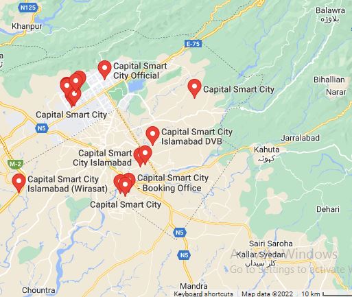 Capital Smart City Google Map location